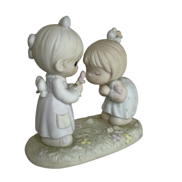 VTG Precious Moments 521817 Good Friends Are Forever Samual J Butcher 1989 u - Picture 3 of 8